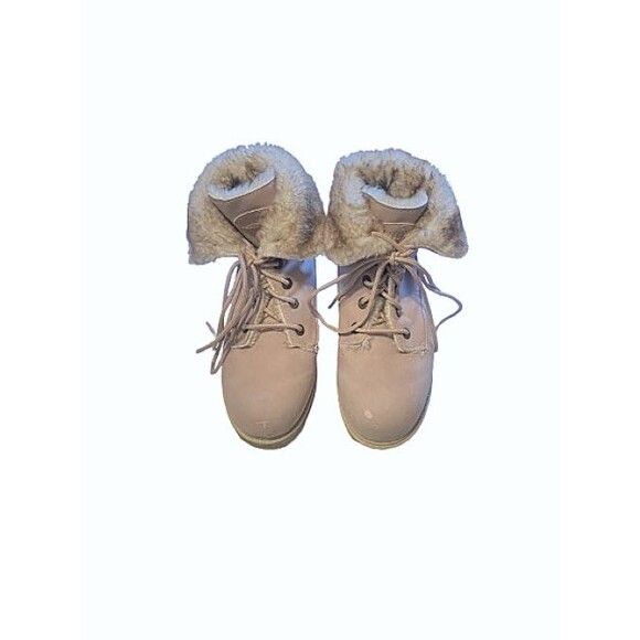 Lugz Hiking Boots Womens Size 6.5 Faux Fur Lined Pink - Picture 2 of 9